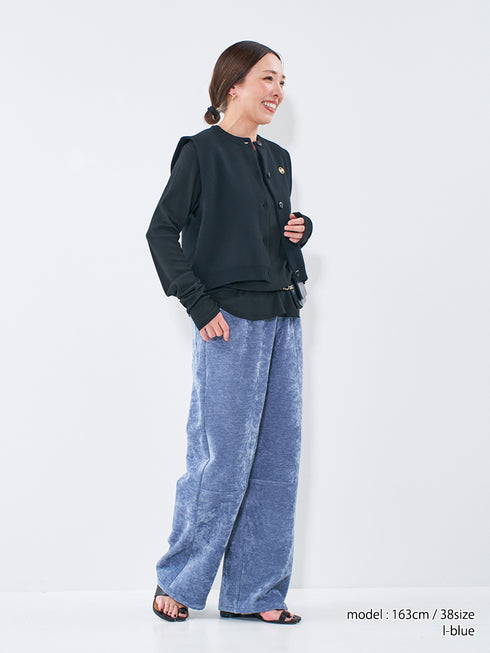 【 予約:11月中旬 】MOLE TWILL TUCK WIDE PT /Y254-31136